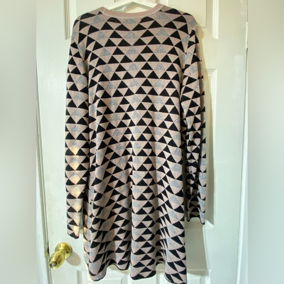 Belldini women’s cardigan pink & black Size XL. New without tags. - Picture 5 of 11